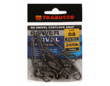 Карабин с вертлюгом Trabucco Power BB Swivel №08
